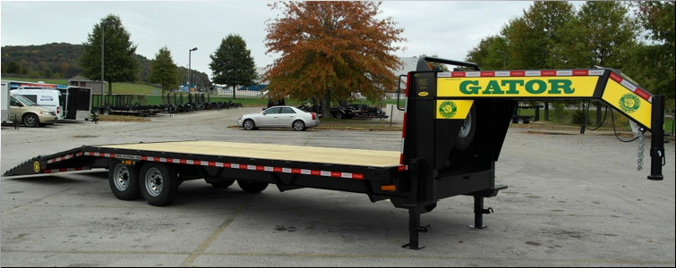 Gooseneck flat bed trailer for sale14k  Powell County, Kentucky